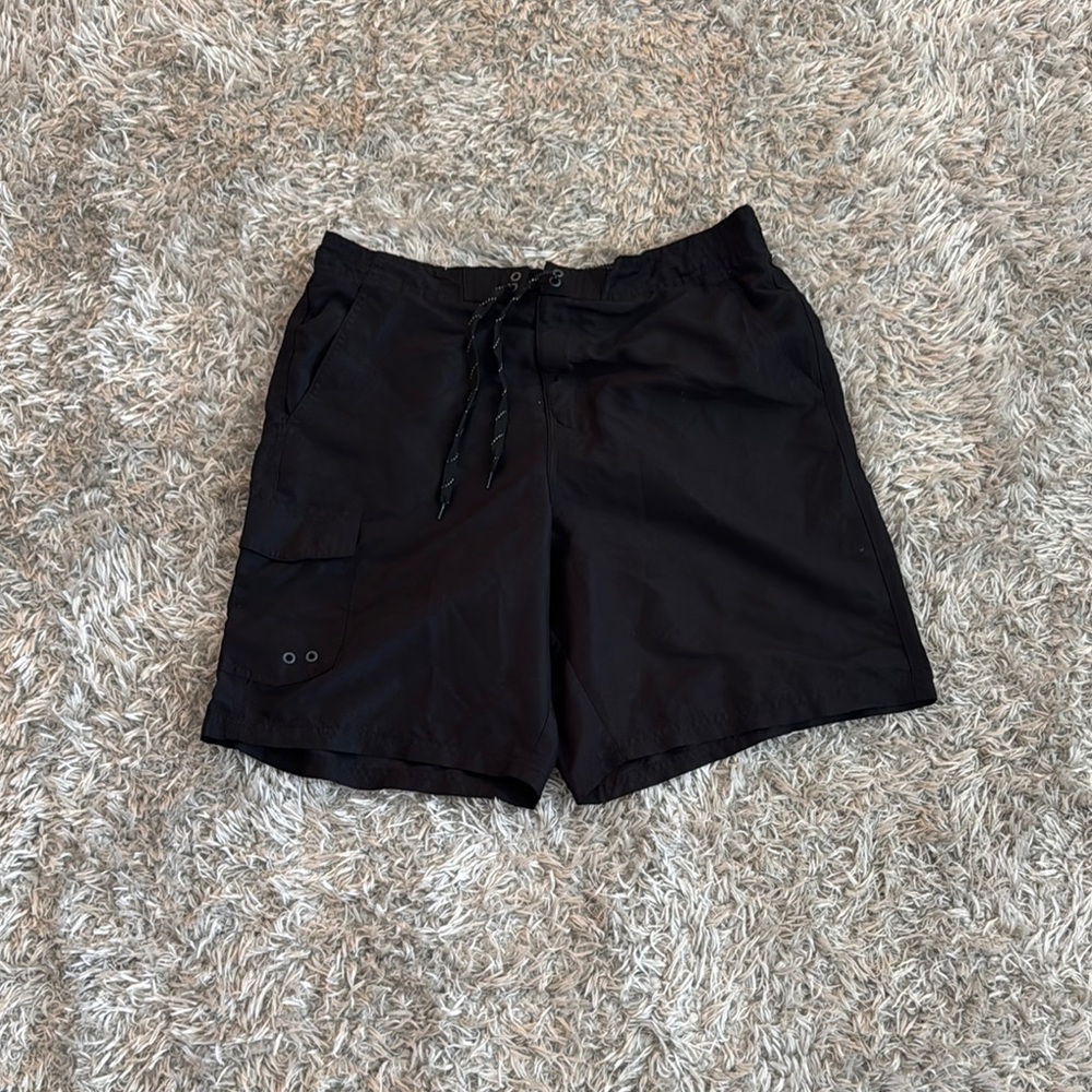 Roebuck & Co. Black Swim Trunks